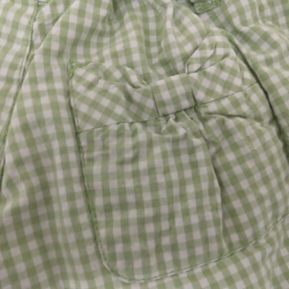 Gymboree | Green Check Elastic Waist Shorts | Size 3 - Picture 5 of 7